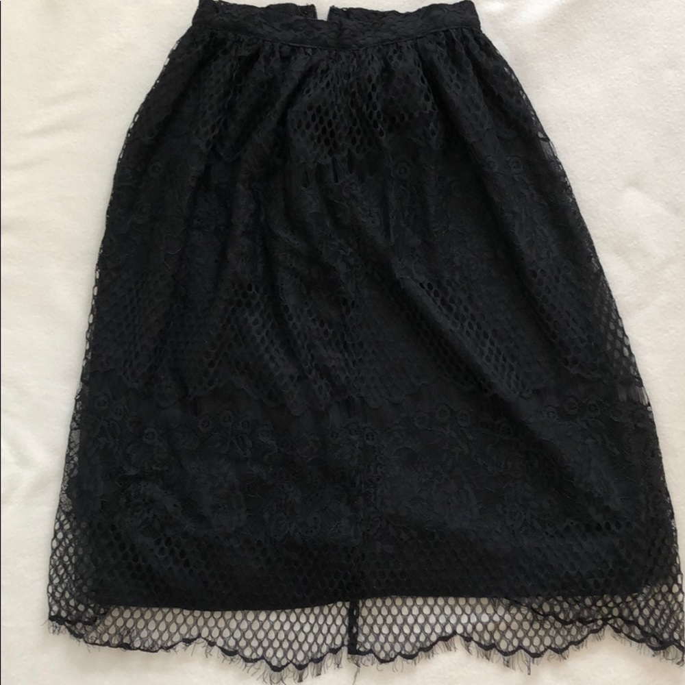 💕4/$20 Forever 21 Black Fishnet Lace Midi Skirt 💕